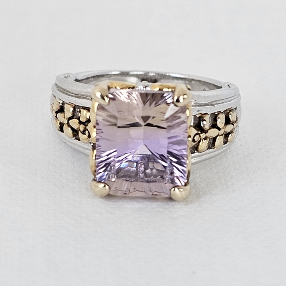 Victoria Wieck Jewelry - Rare Victoria Wieck Ametrine Ring Sterling Silver & 14k Size 7!